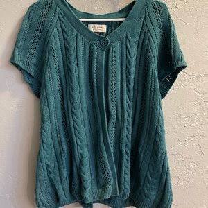 Short sleeved sweater